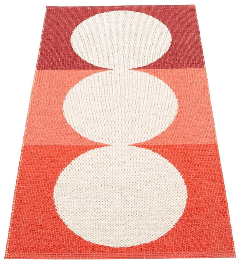 Covor pentru exterior și interior roșu/crem 70x140 cm Otto Berry – Pappelina