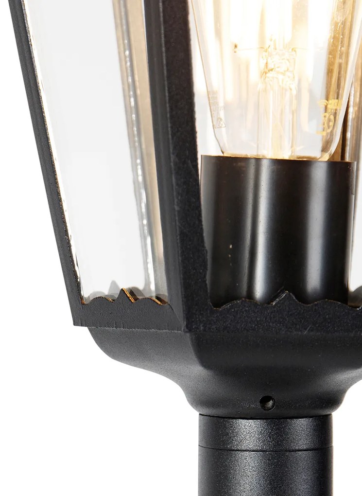 Lampă inteligentă de exterior cu stativ neagră 170 cm cu Wi-Fi ST64 - New Orleans