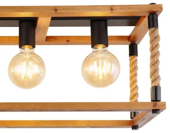 Plafonieră Globo 15691-4D VERNON 4xE27/60W/230V