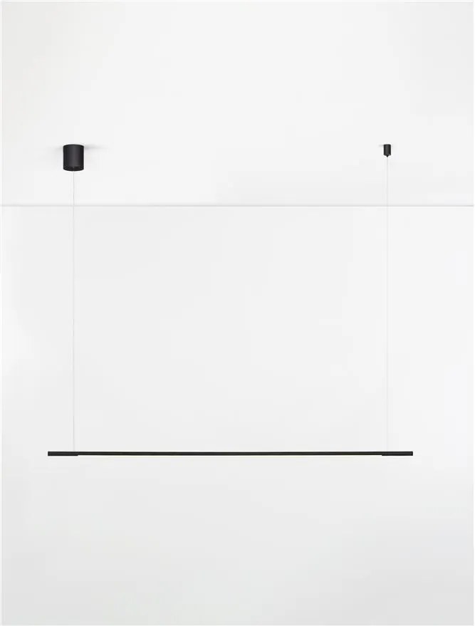 Lustra liniara LED CCT BRILLIA negru