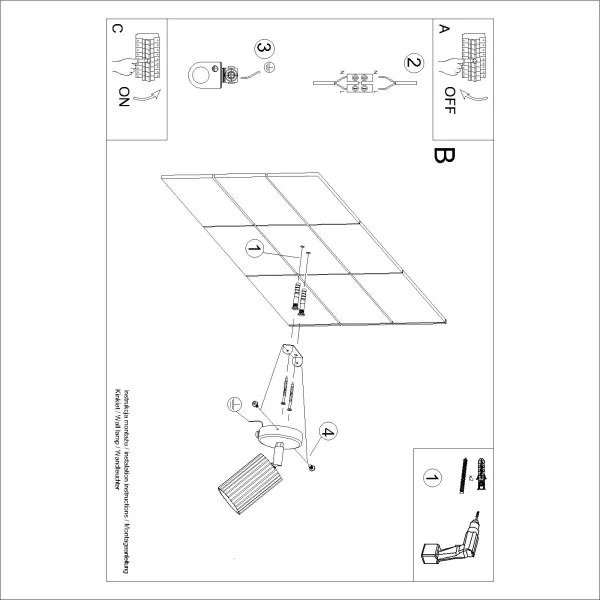 Brilagi - Aplica spot de perete CRESTO 1xGU10/10W/230V, maro