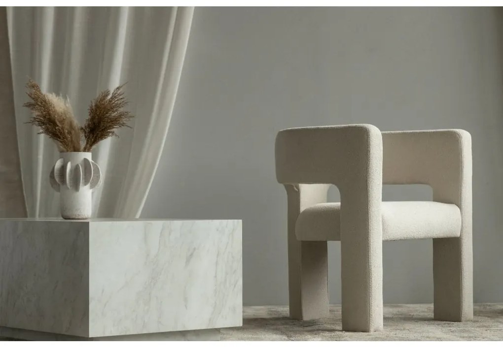 Fotoliu design bej deschis ALPAH LOOP