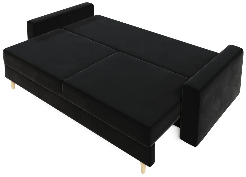 Canapea două locuri Serene (Negru). 1056860