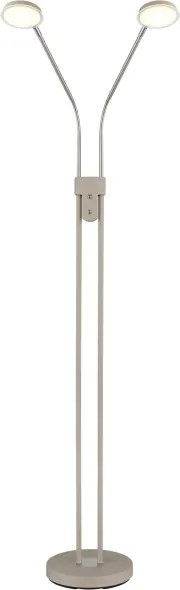 Globo 58504-2SSA-LED cu dimmer Lampă de podea SILVIO 2x6,5W/230V 2700/3350/4000K bej