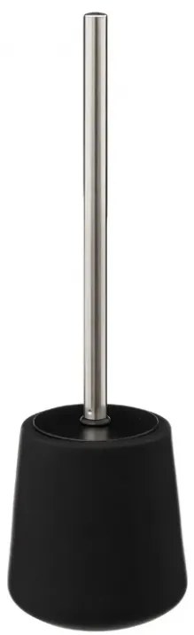 Perie wc Khol, ceramica, negru,  40 x 12 x H 12 cm
