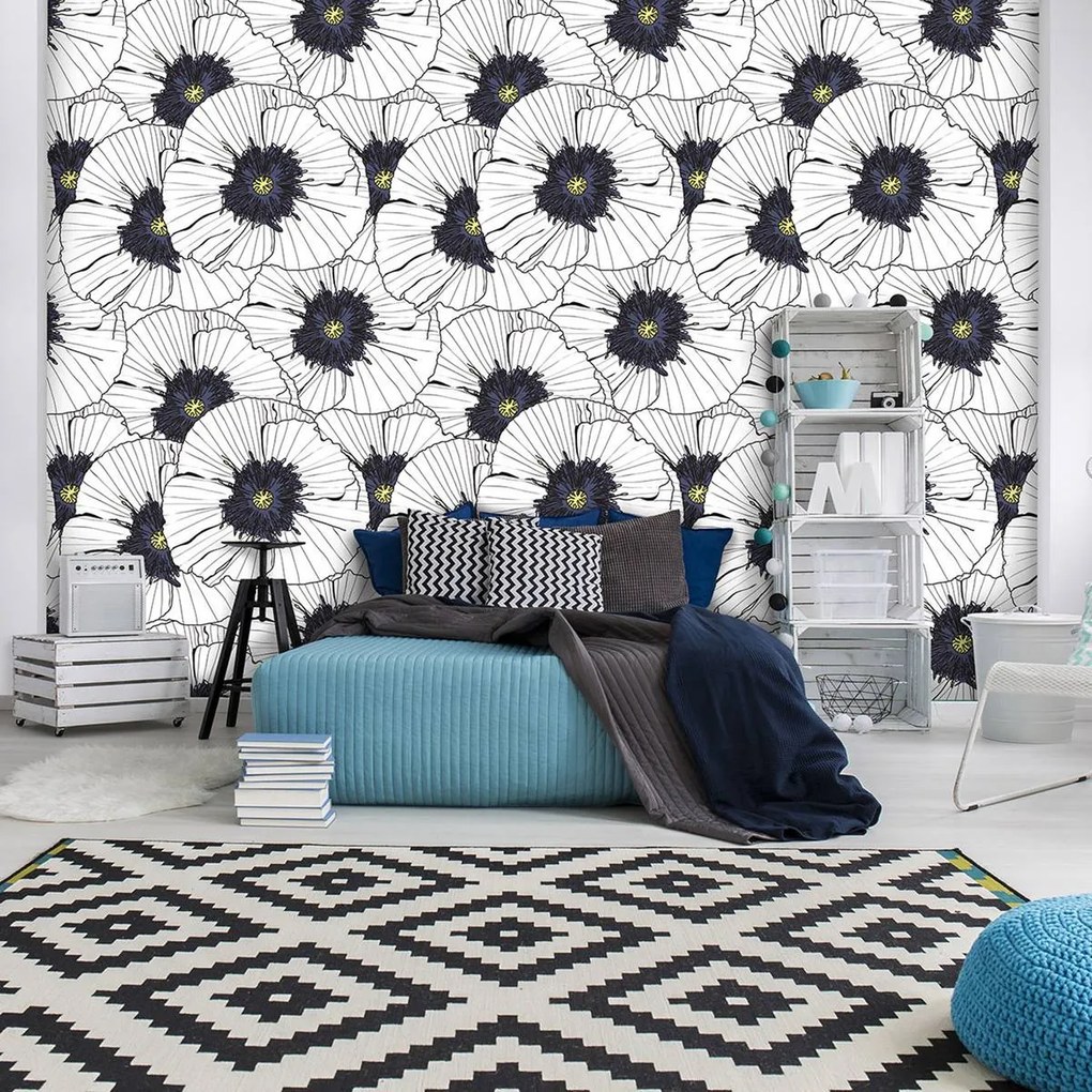 Fototapet - Ornament floral (152,5x104 cm)
