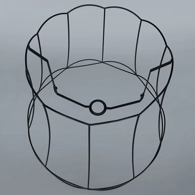 Abajur metalic negru 50/40 - Granny Frame