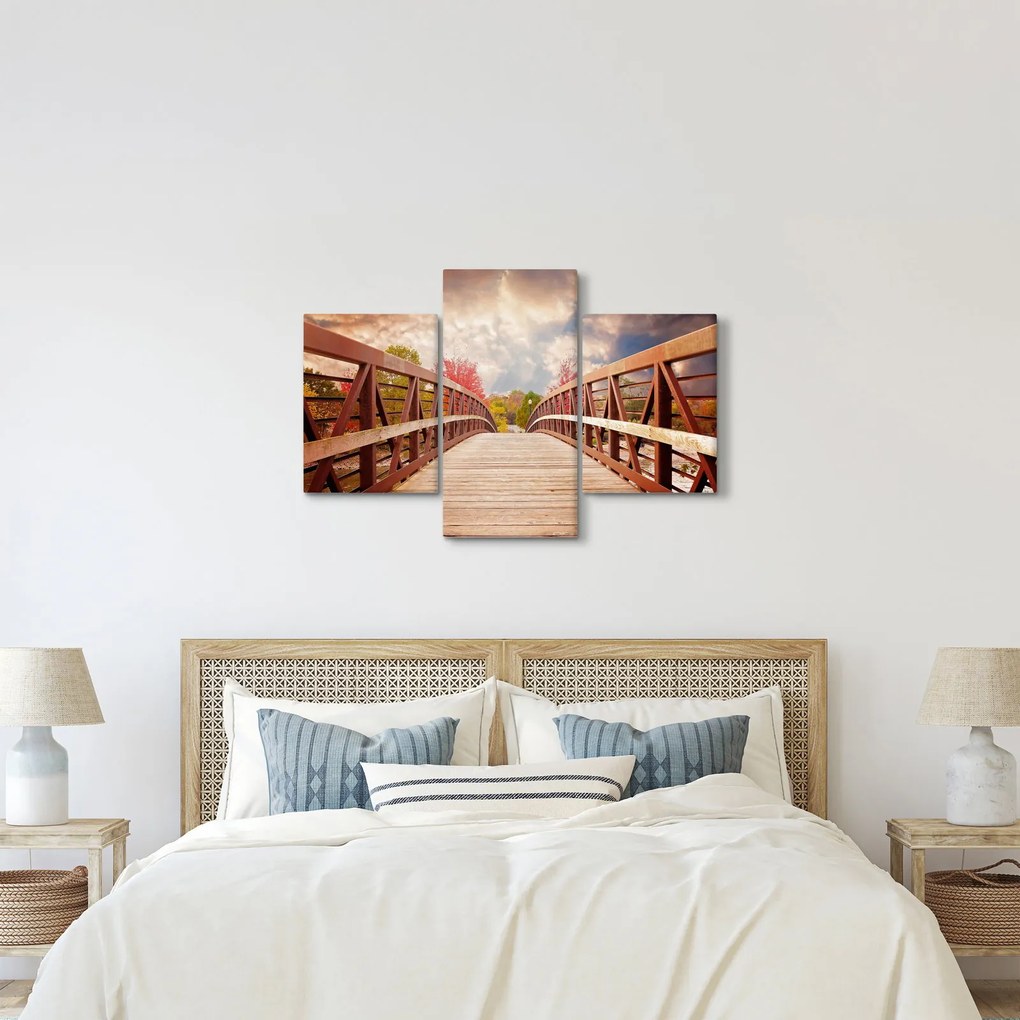 Tablou - pod din lemn (90x60 cm)