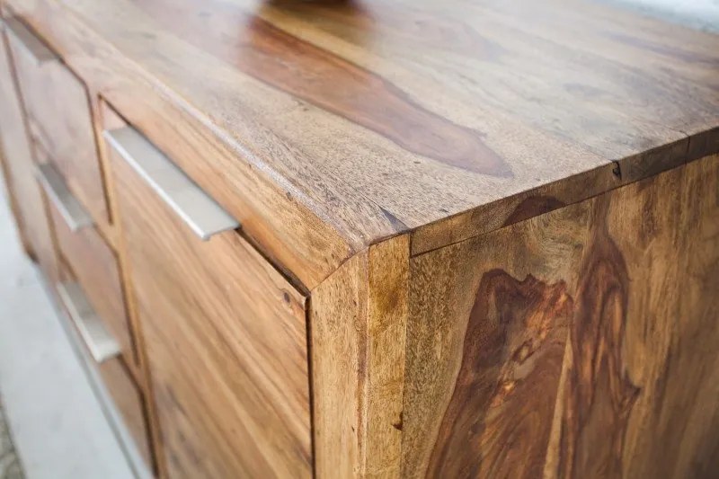 Comoda robusta din lemn de trandafir Lagos 140cm