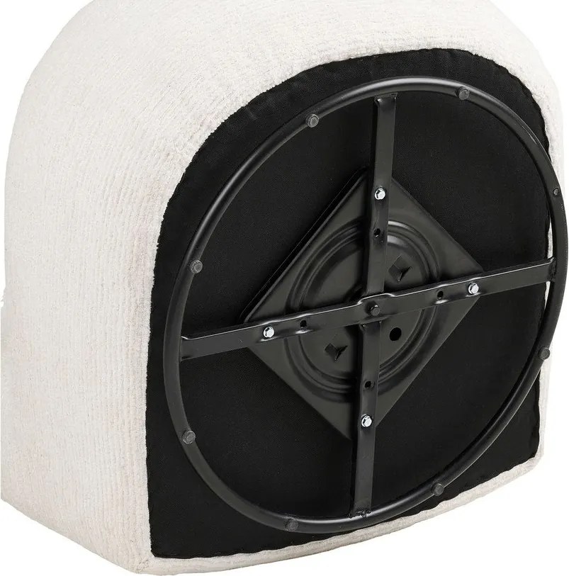 Fotoliu crem pivotant Milo – House Nordic