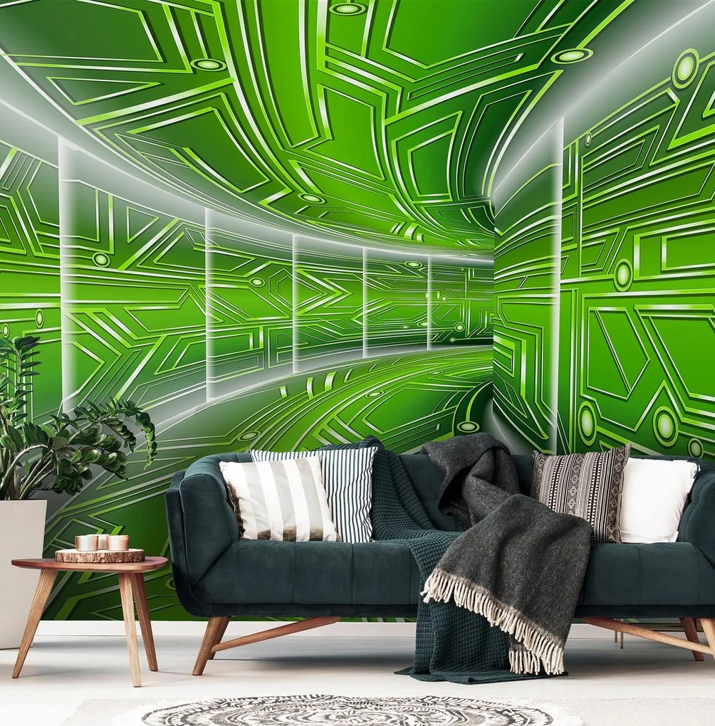Fototapet - Coridor verde (254x184 cm)