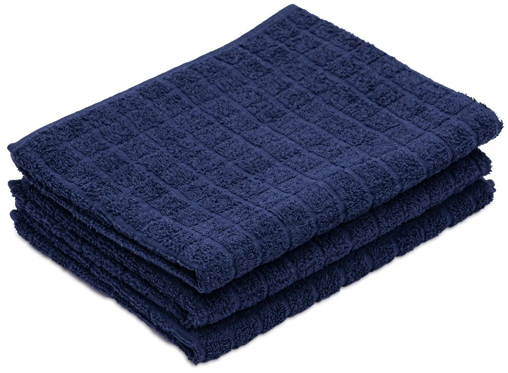 Prosop JERRY 50 x 90 cm albastru inchis, 100% bumbac