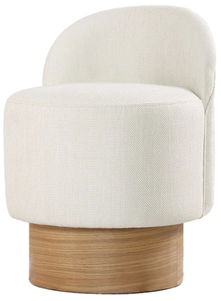 Barren Pouf Cream Taburet