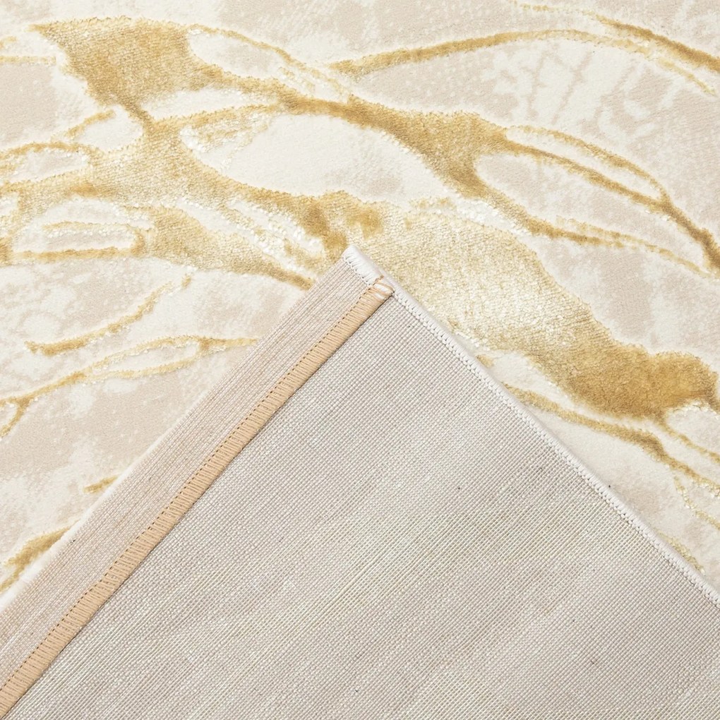 Covor Modern Living , Dormitor Dreptunghiular Elif F353A Crem Gold (Alege dimensiunea: 200 x 290)