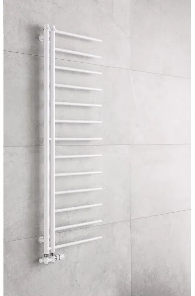 P.M.H. AP2W - Radiator de baie tip scară APOLLO 346 W, 150 cm, racordare pe dreapta, alb