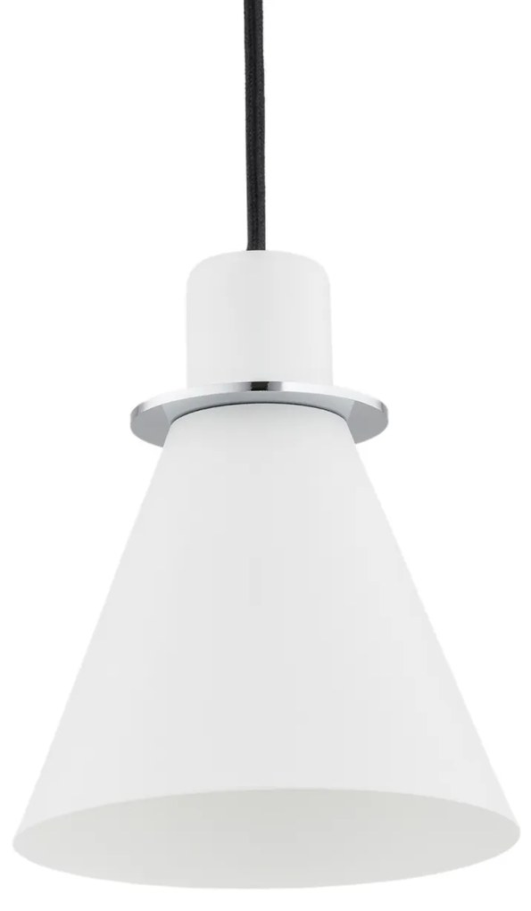 Pendul modern design retro Beverly alb/crom