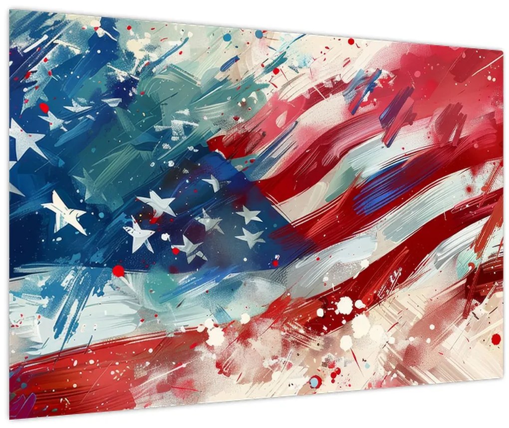 Tablou - Steagul SUA (90x60 cm)