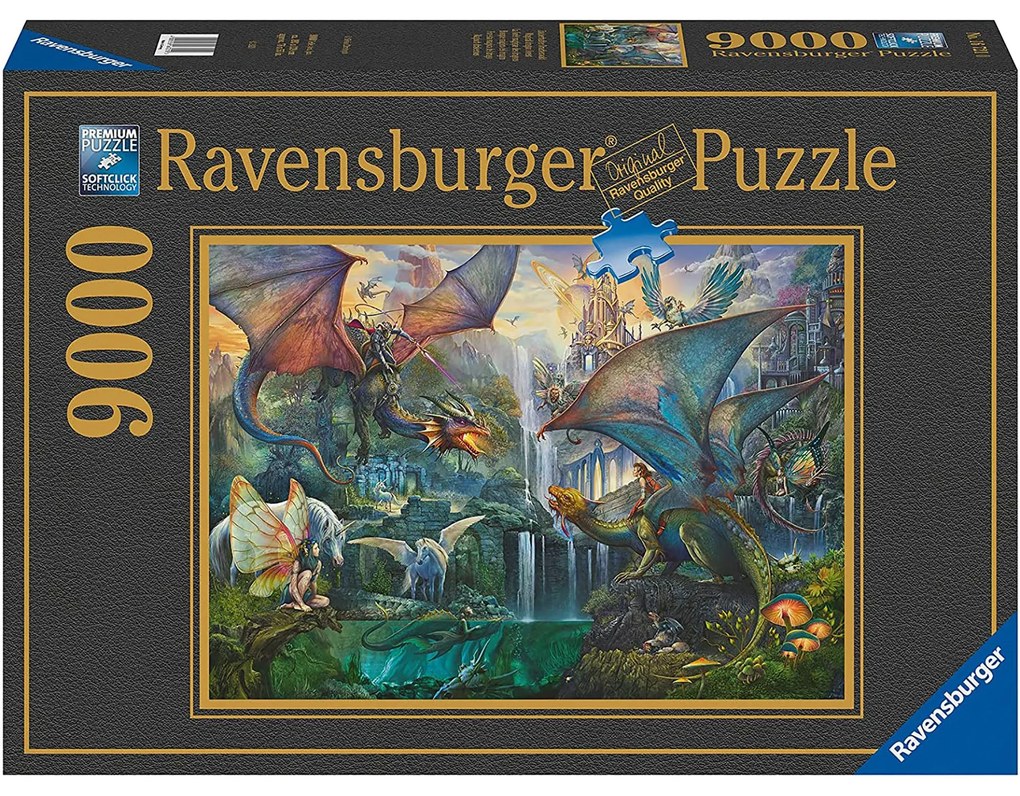PUZZLE DRAGONI LA LUPTA, 9000 PIESE - RAVENSBURGER (RVSPA16721)