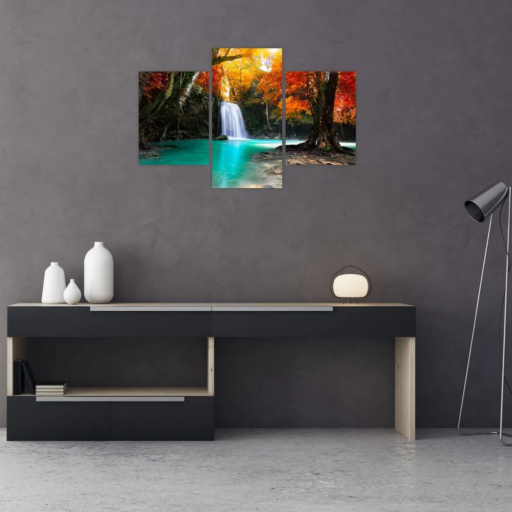 Tablou - Laguna de Smarald (90x60 cm)