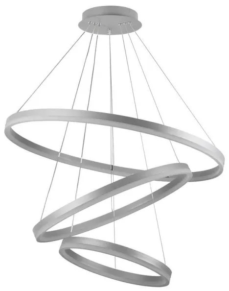 Lustră LED dimabilă pe cablu LED/125W/230V 3000-6500K + telecomandă