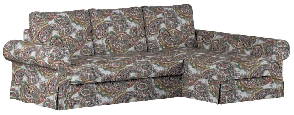 Husa canapea extensibila cu sezlong Backabro