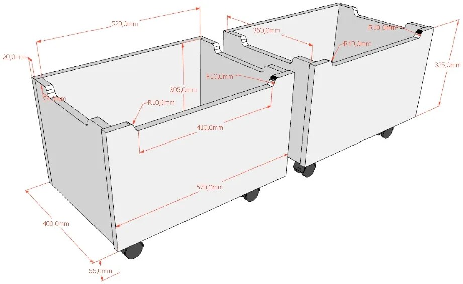 Pat Semi-Înălțat (Mid Sleeper) Forrest Oak 90x200 cm, pentru Camera Copii, din Lemn de Stejar, Natur, cu Scară și 2 Sertare – Vipack