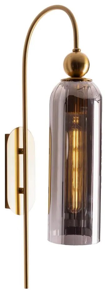 Lampă de perete MAXLIGHT W0333 CAMPANILA 1xE27/40W/230V alamă/gri