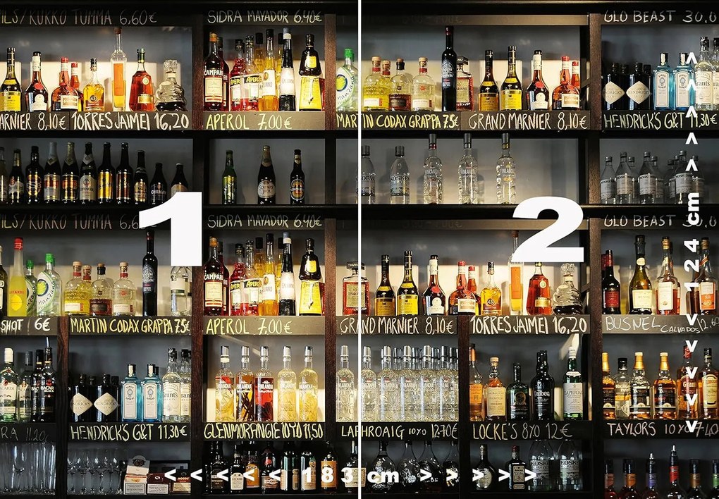 Fototapet pe perete COCKTAIL BAR 183x124 cm
