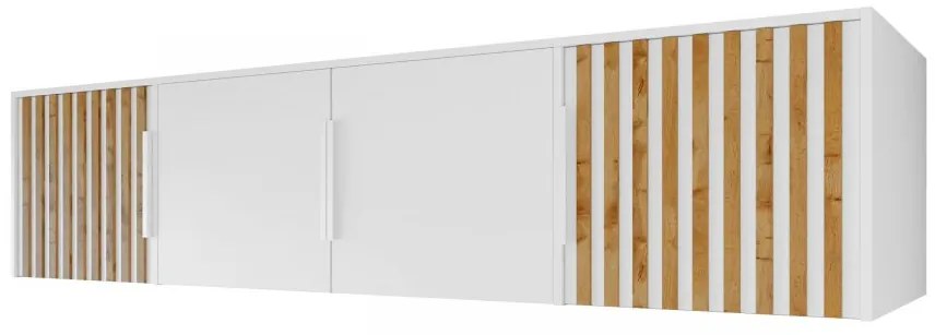 Suprastructură dulap Lenona Lux D4 (Stejar wotan + Negru) . 1104484
