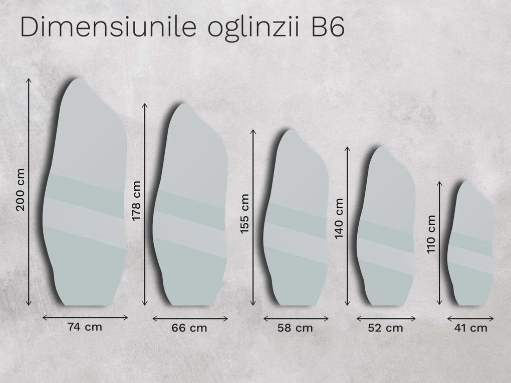 Oglindă Base B6 41×110