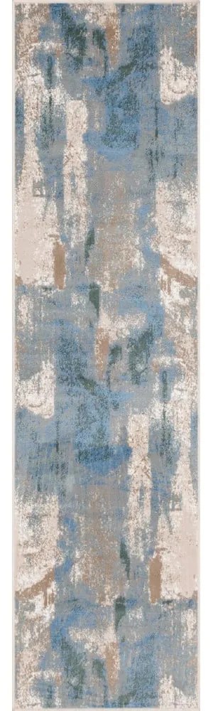 Covor tip traversă albastru deschis 80x300 cm Sensi Zashi – FD