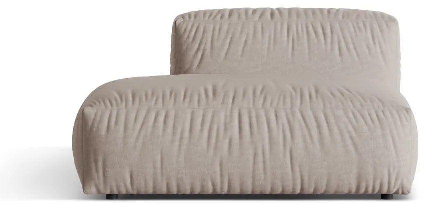 Modul pentru canapea modulară bej (cu colț pe partea stângă ) Martina – Micadoni Home