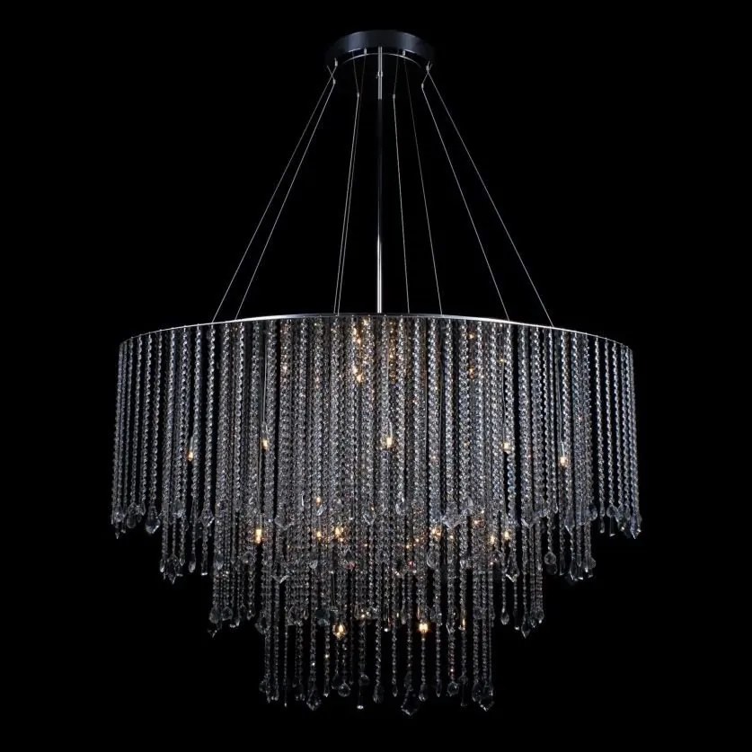Lustra ovala moderna XXL cristal Bohemia L17 746/30/1