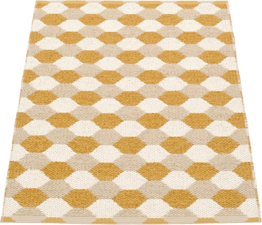 Covor pentru exterior și interior galben ocru 70x100 cm Dana Ochre – Pappelina