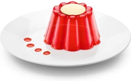 Set 4 forme pentru budincă Metaltex, ø 8 x 7 cm