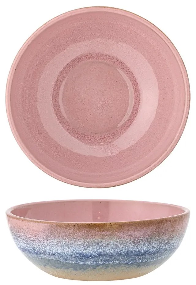 Bol mic roz deschis din gresie 525 ml Paula – Bloomingville