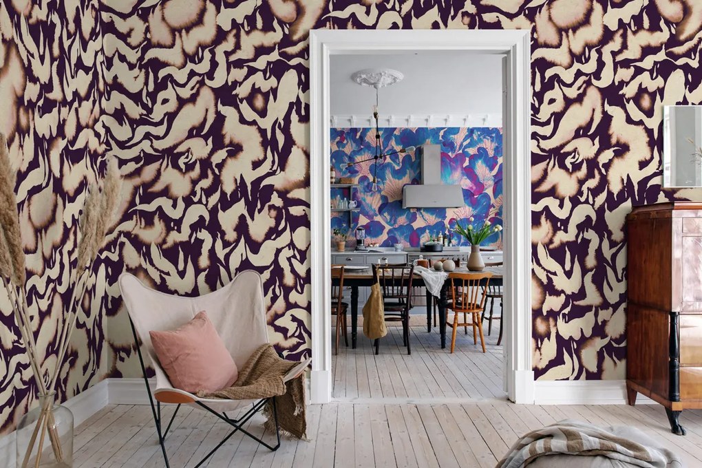 Fototapet, Discus, Dusty Pink, Rebel Walls