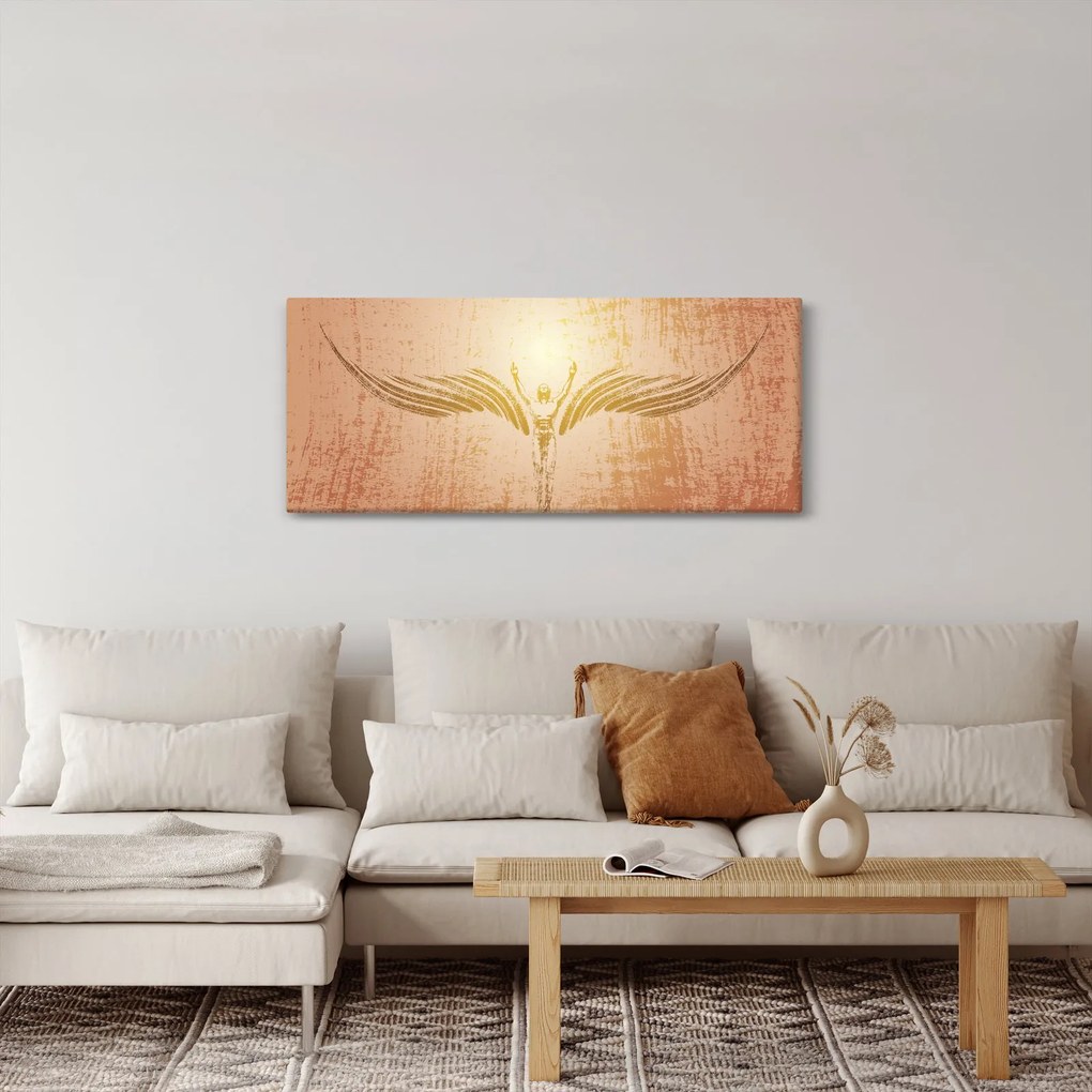 Tablou - Abstracția angelică (120x50 cm)