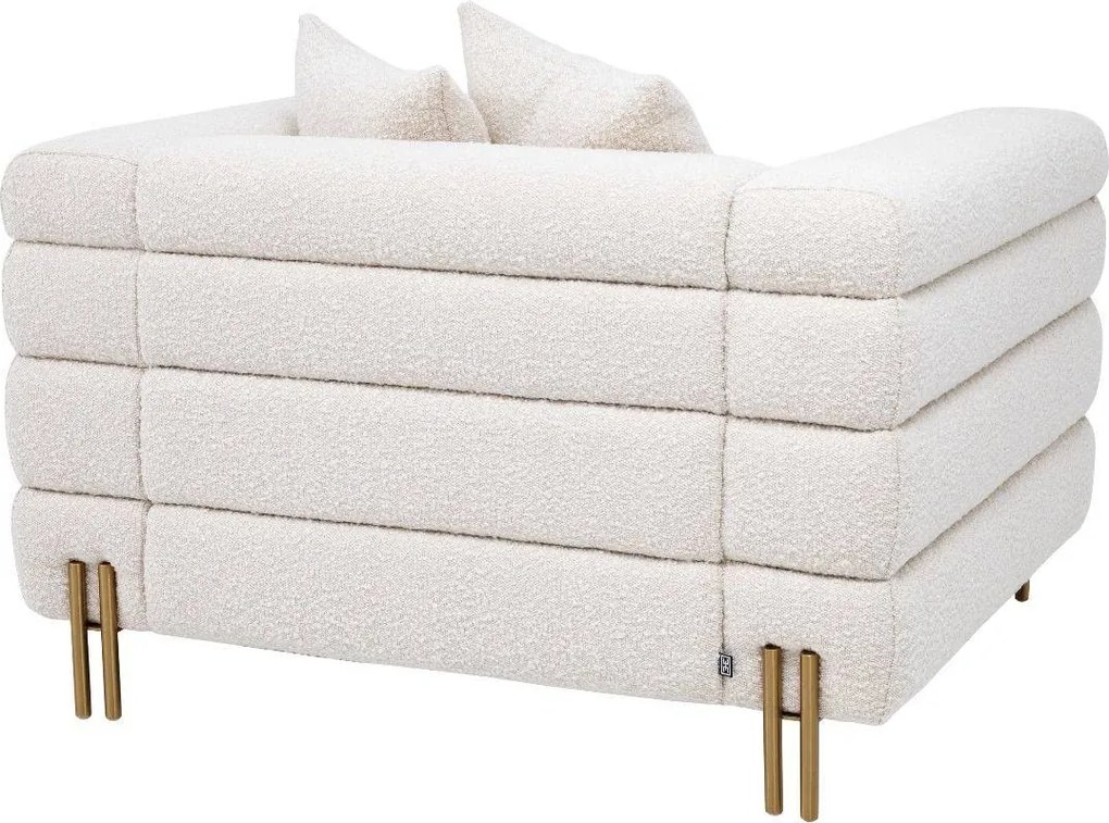 Fotoliu elegant design LUX York, crem 113841 HZ