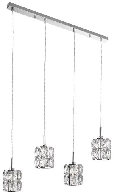 Lustra eleganta design modern cu 4 pendule Nice NVL-8538104