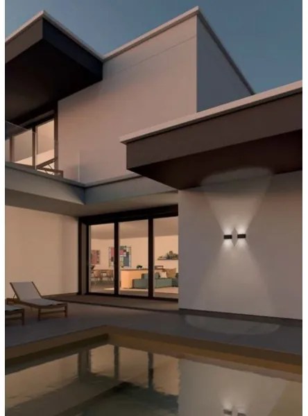 Aplică LED de exterior FABO LED/6W/230V 3000K IP54 gri Redo 90226