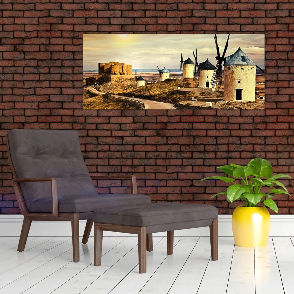Tablou - Morile de vânt (120x50 cm)