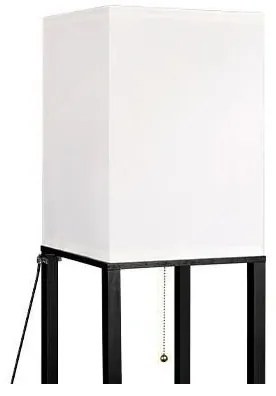 Lampadar 1xE27/60W/230V negru/alb