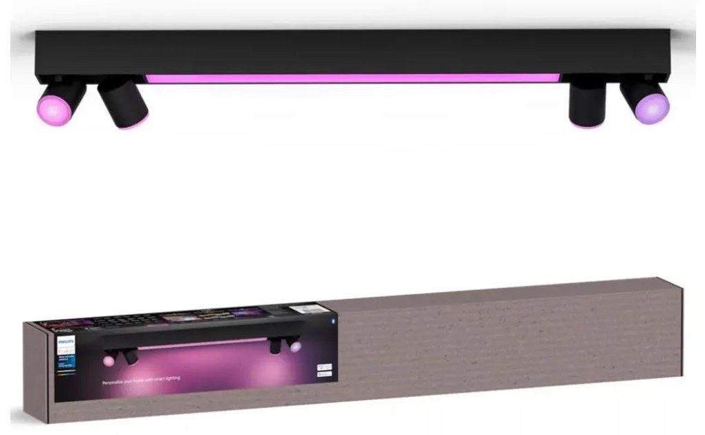 Philips Hue CENTRIS LED RGBW spot reglabil 4xGU10/4,2W + LED/11W