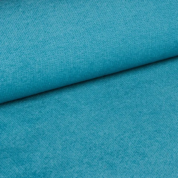 OFERTA Canapea extensibila de colt ZENOVA albastra 220x140 cm, reversibila, Calitatea a II-a