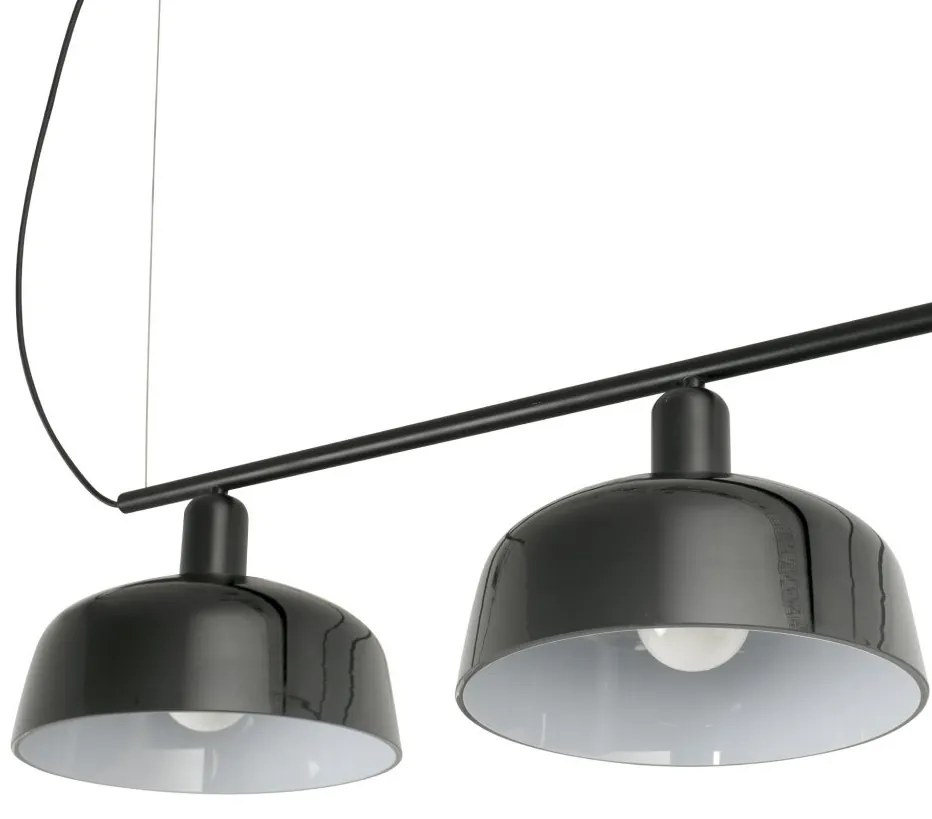 Lustra suspendata design modern TATAWIN negru