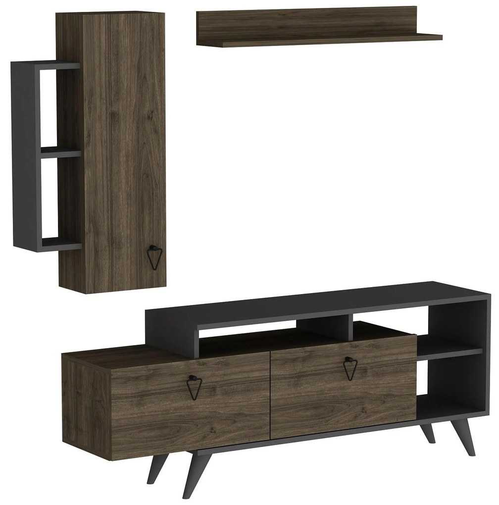 Mobilier living Kisamo 3 (Nuc + antracit) . 1095644