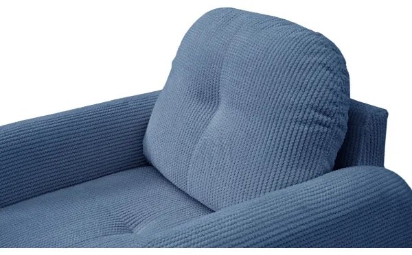 Fotoliu tapițat CLOUDY, albastru