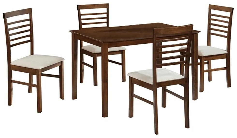 Set dining, MDF nuc/material bej, BRISBO 1+4