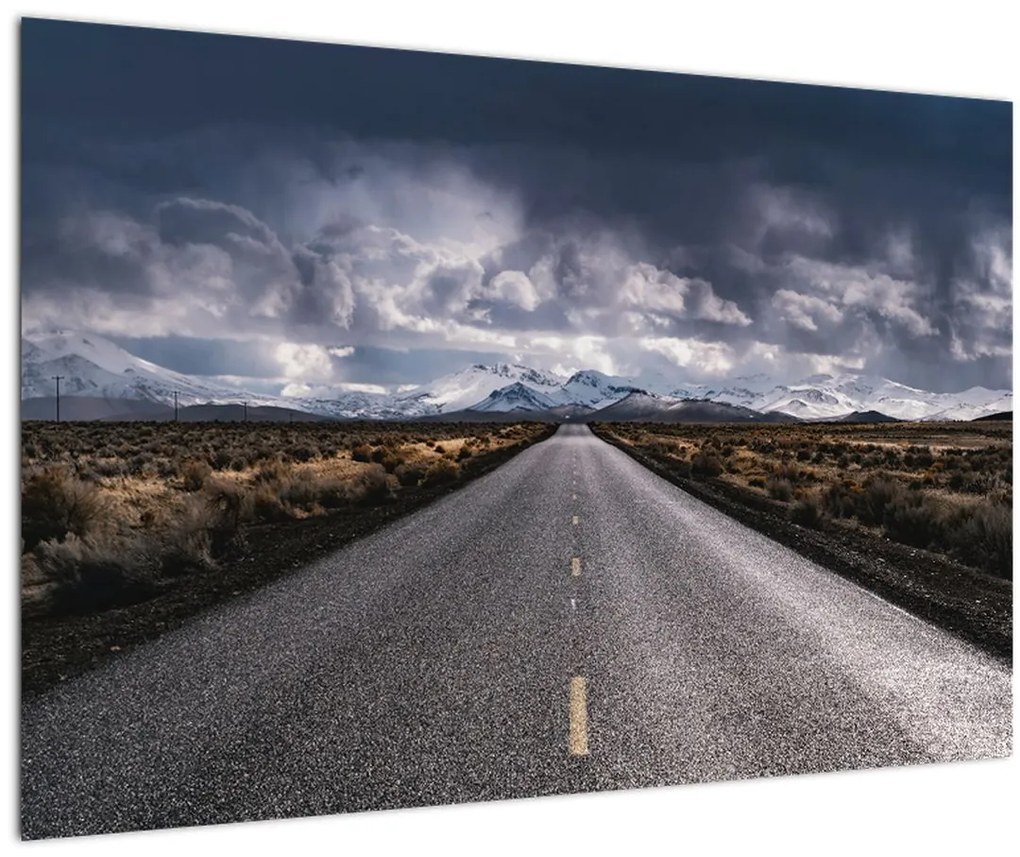 Tablou drumului în deșert (90x60 cm)
